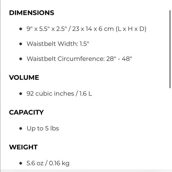 Like New! Mountainsmith Vibe Fanny Pack/Belt Bag - Picture 8 of 12